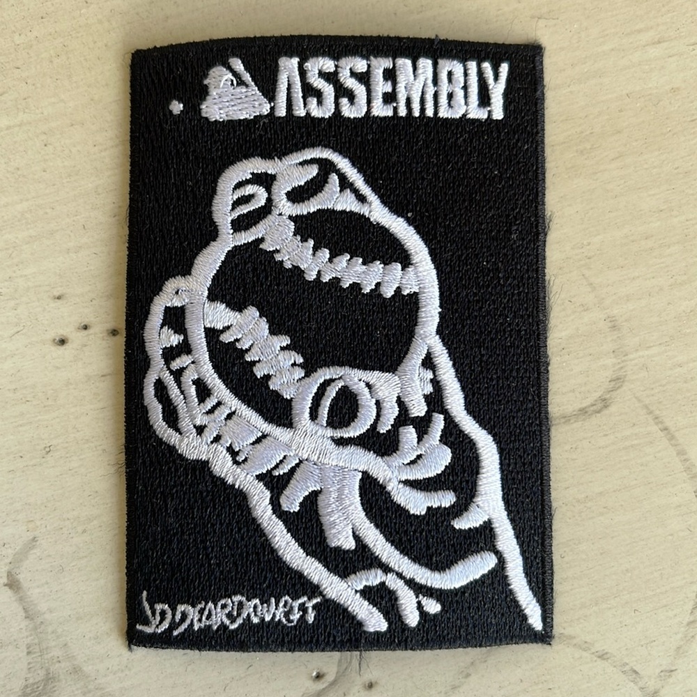 BASEBALL ASSEMBLY IRION ON WOVEN PATCH